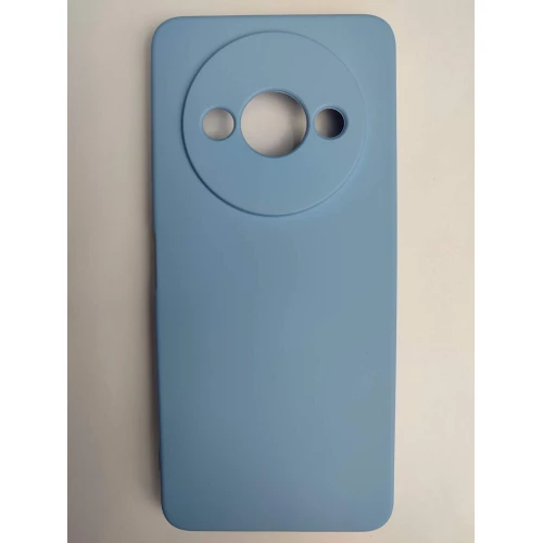 Чехол силиконовый Xiaomi Redmi А3/A3X/POCO C61 Silicone Cover Nano голубой
