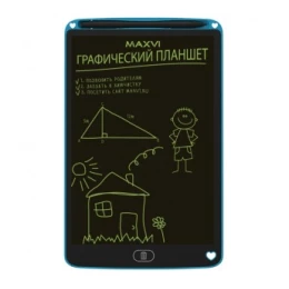 LCD планшет для заметок и рисования MAXVI MGT-01C 8,5" синий